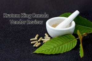 banner of kratom king canada vendor review