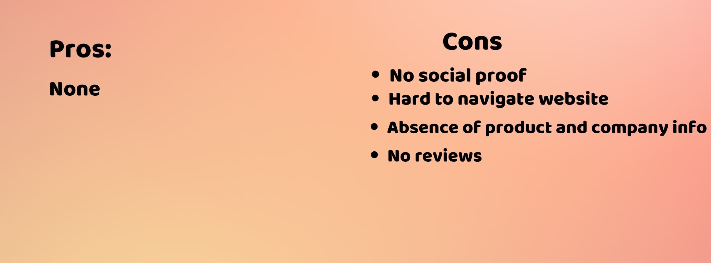 image of pros and cons