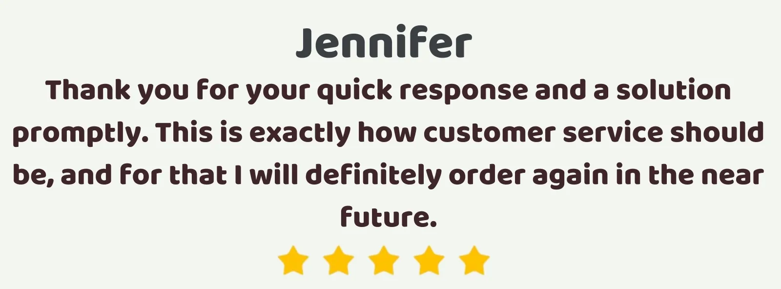 image of customer review