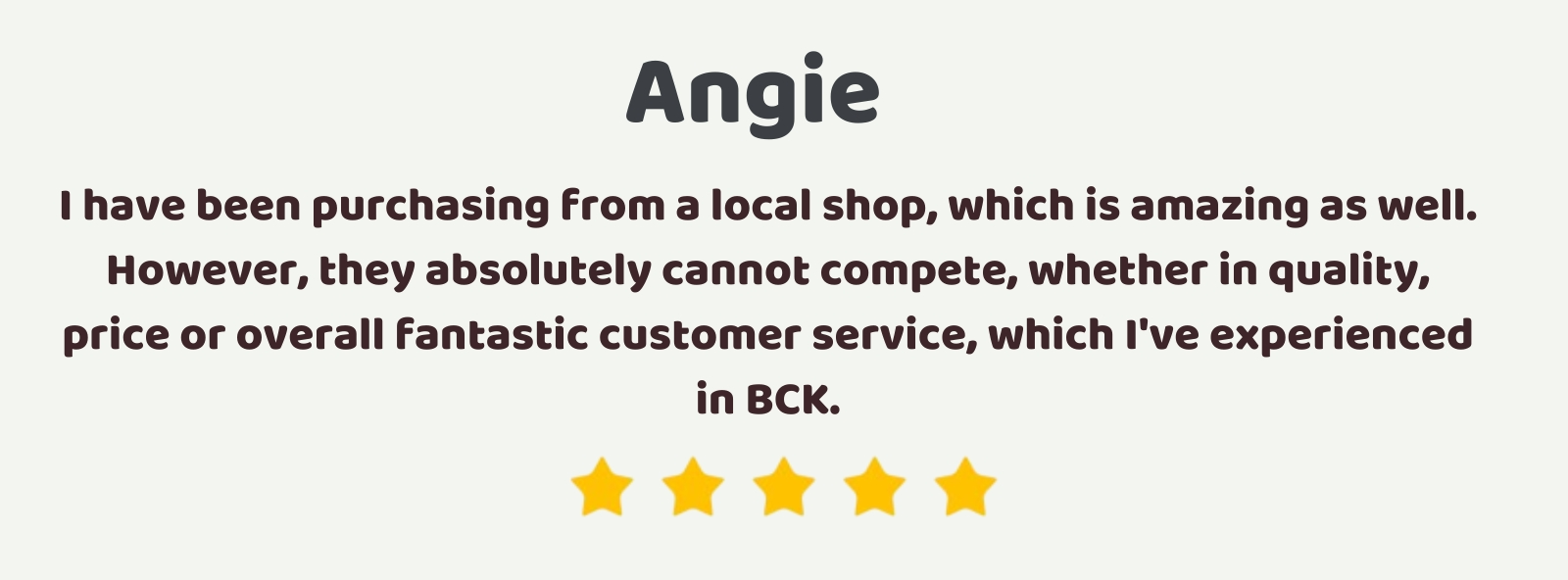 image of customer review