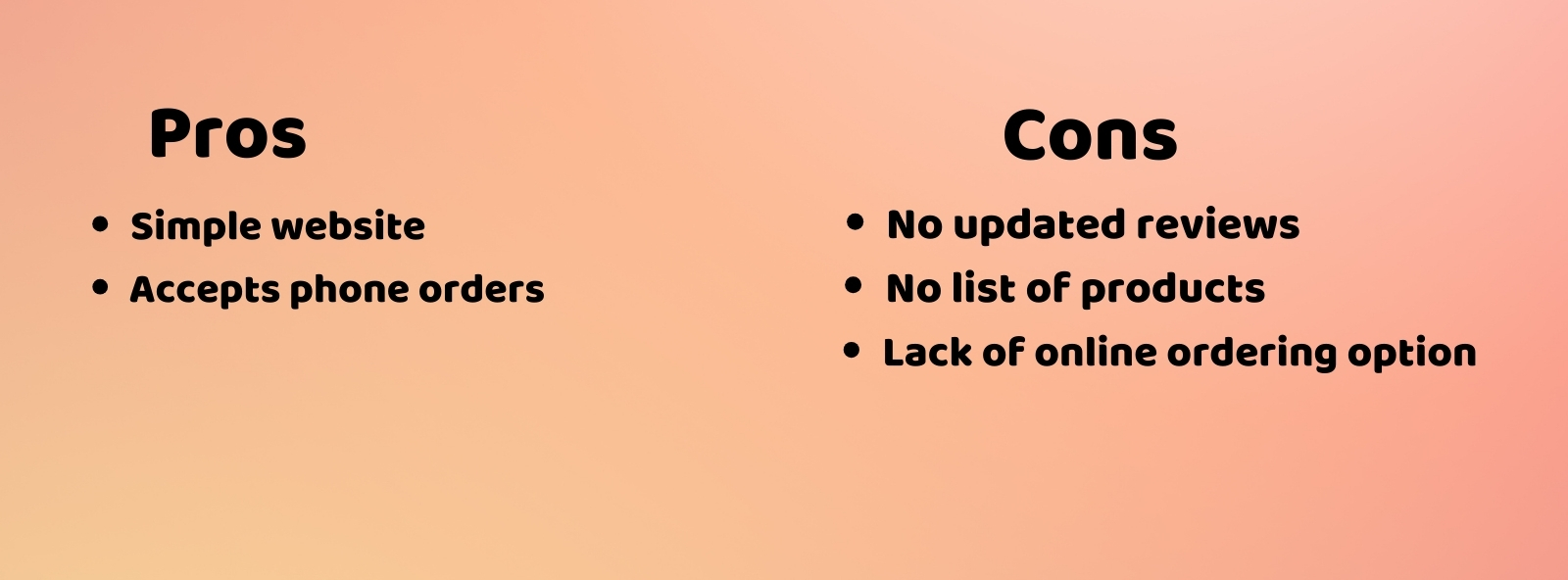 image of pros and cons