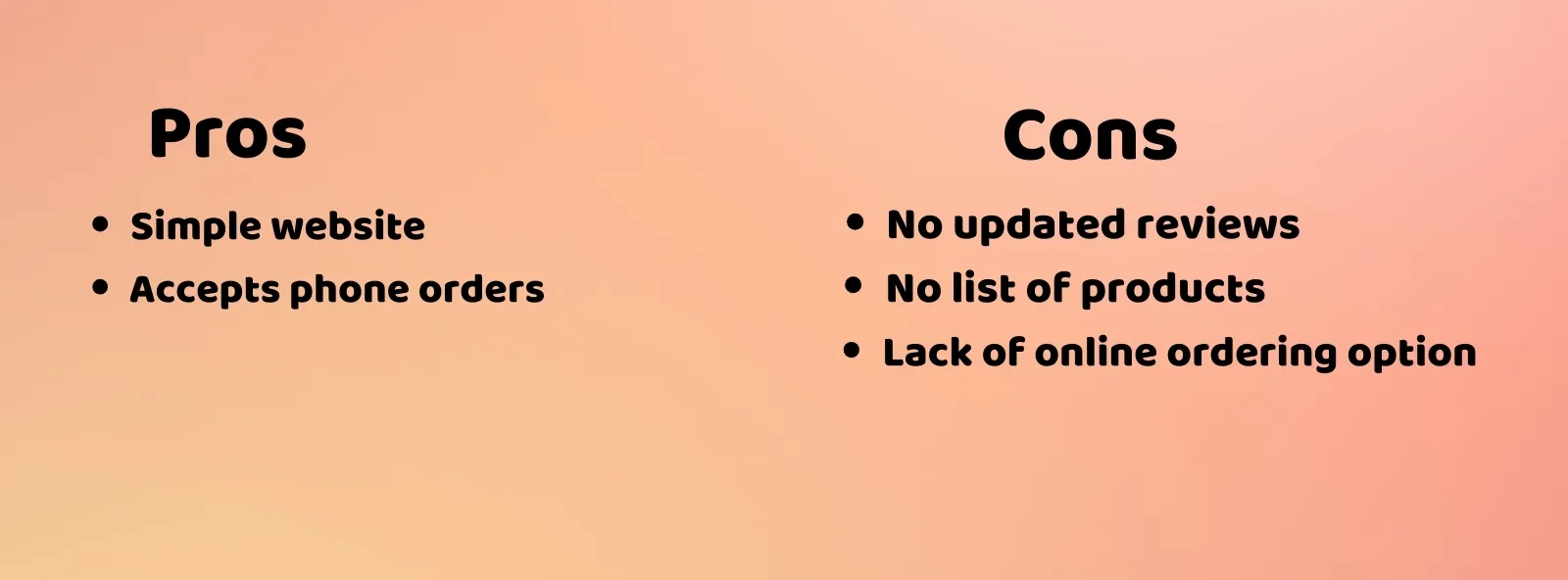 image of pros and cons
