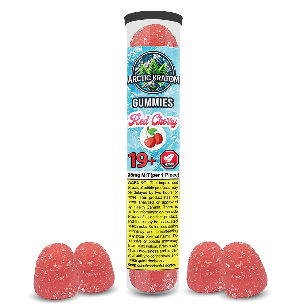 Arctic Kratom Gummies - Red Cherry - Image 2