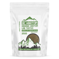 Green Crushed Leaf Kratom Product Bag