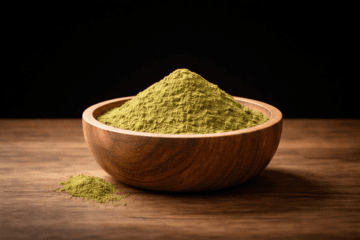 Kratom leaves from Sumatra Indonesia — Mitragyna speciosa harvest