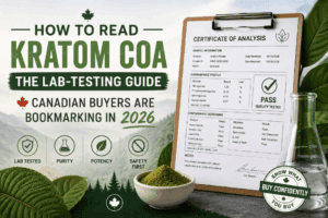kratom COA canada