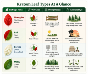 Understanding Kratom Leaf Types
